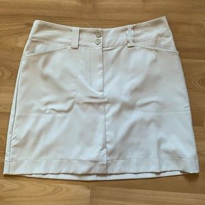 Khaki Nike golf skirt
